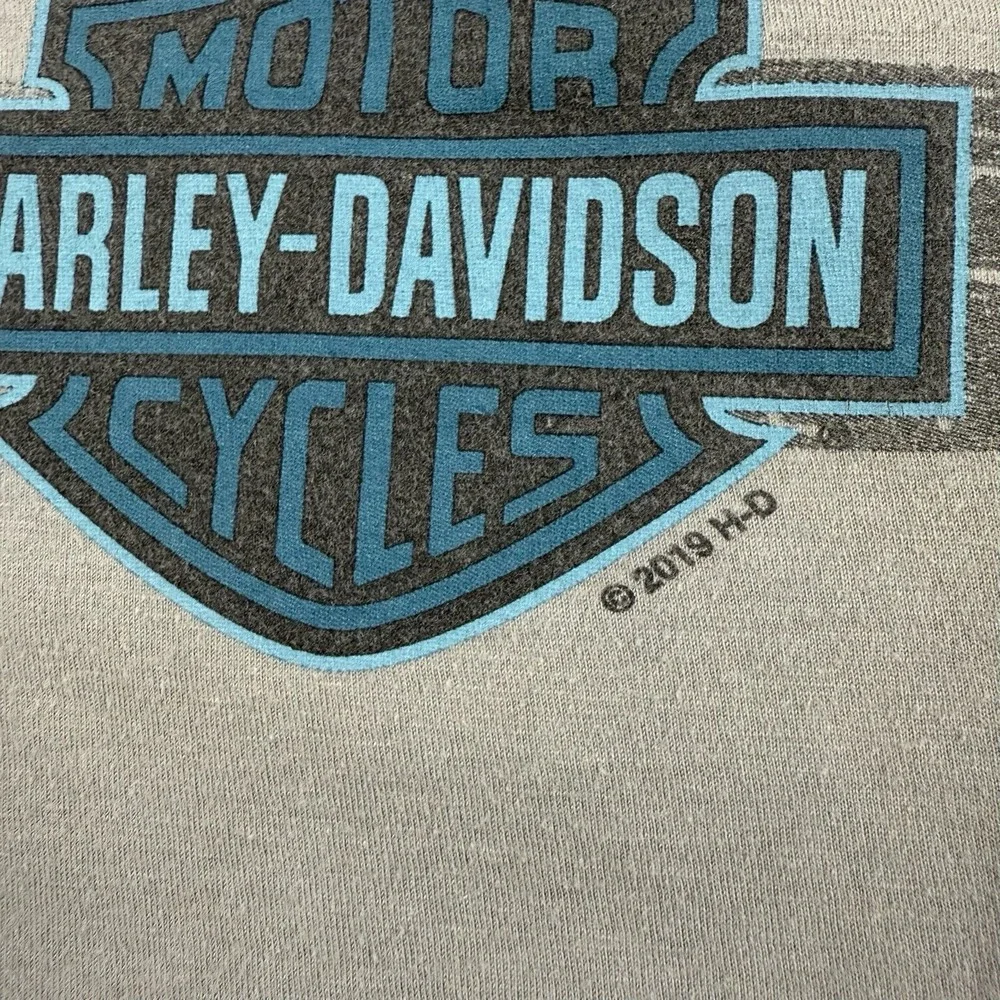 Harley-Davidson T-Shirt Men 3XL‎ Gray Smoky Mountain NC Pocket 2019 Honduras